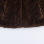 Short-Length Faux Fur Effect Jacket