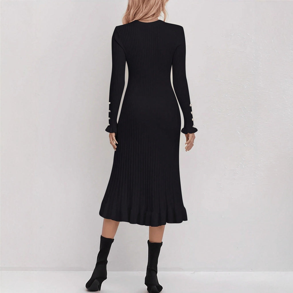 Amélie Knitted Maxi Dress