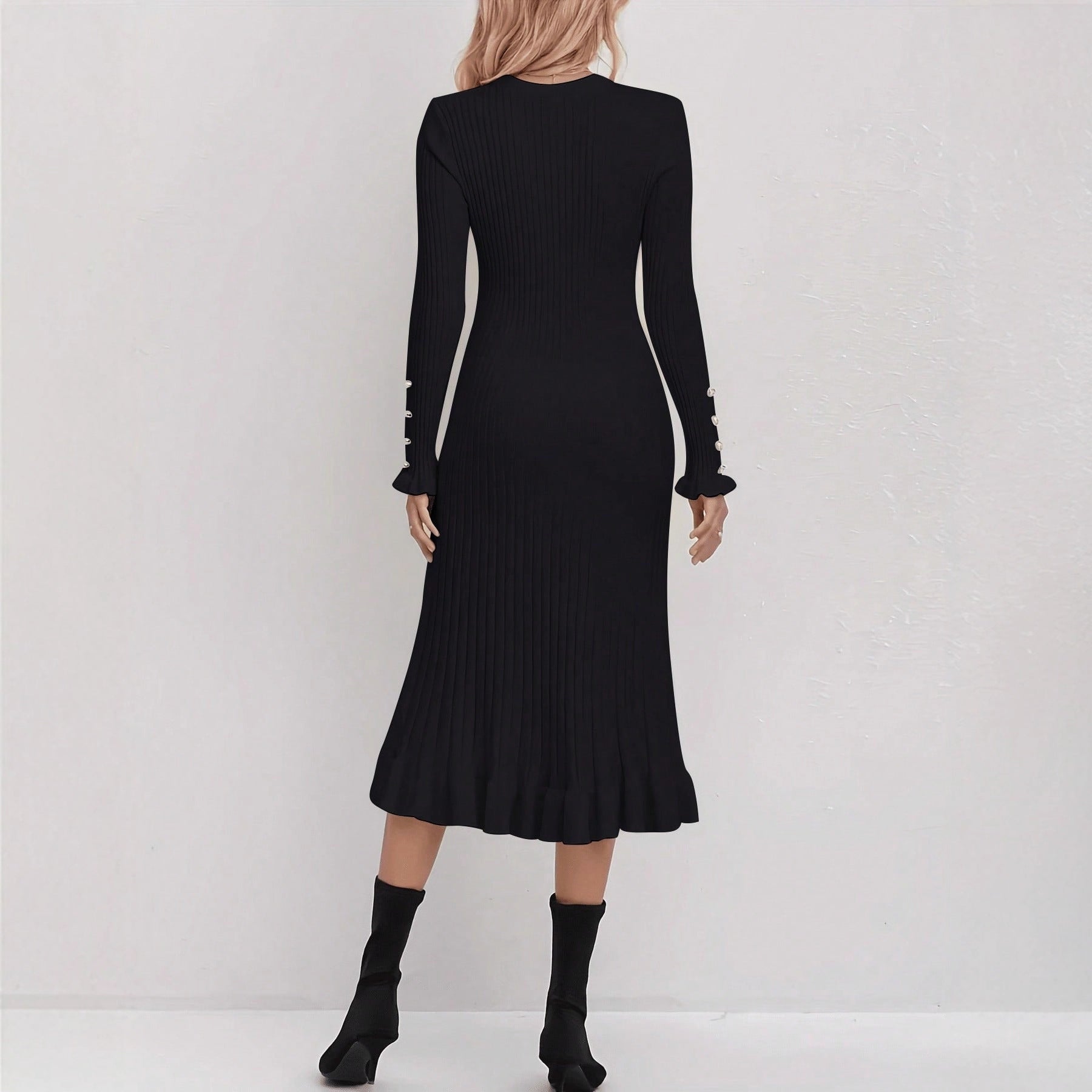 Amélie Knitted Maxi Dress