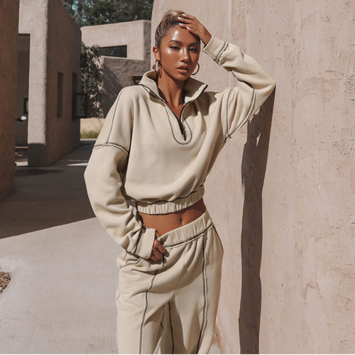 Casual Hoodie Set for Women,Two-Piece
