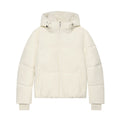 Loose zipper hooded cotton jacket for women