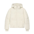 Loose zipper hooded cotton jacket for women