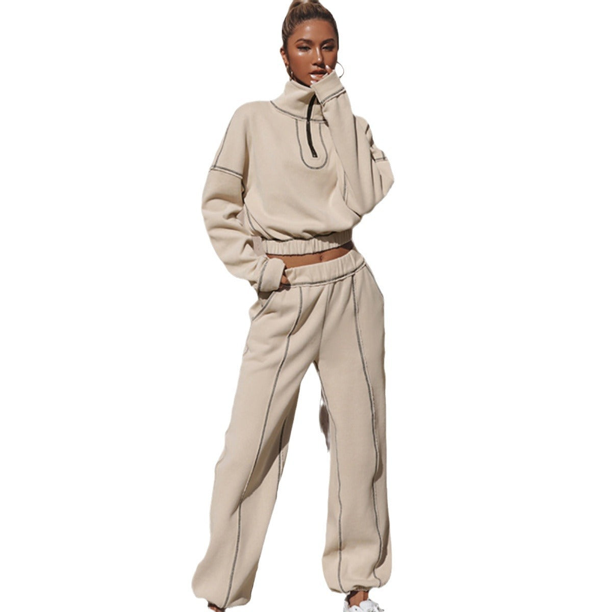 Casual Hoodie Set for Women,Two-Piece