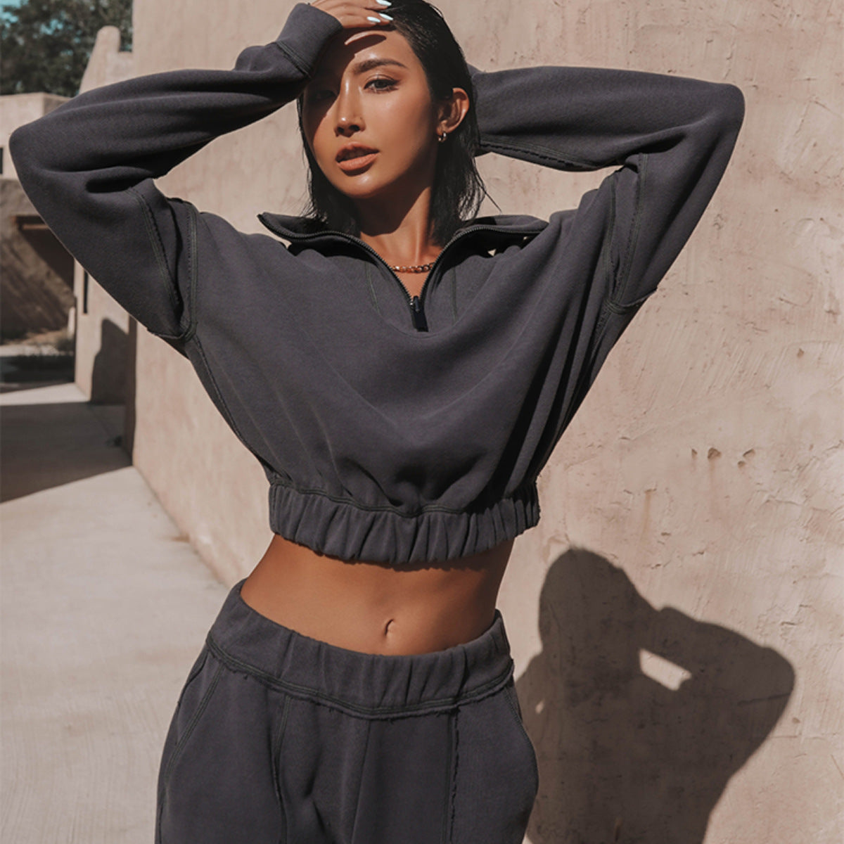 Casual Hoodie Set for Women,Two-Piece