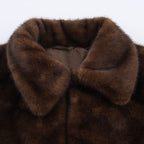 Short-Length Faux Fur Effect Jacket