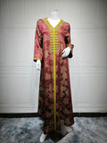 Embroidered Floral Sequin Dress for Women