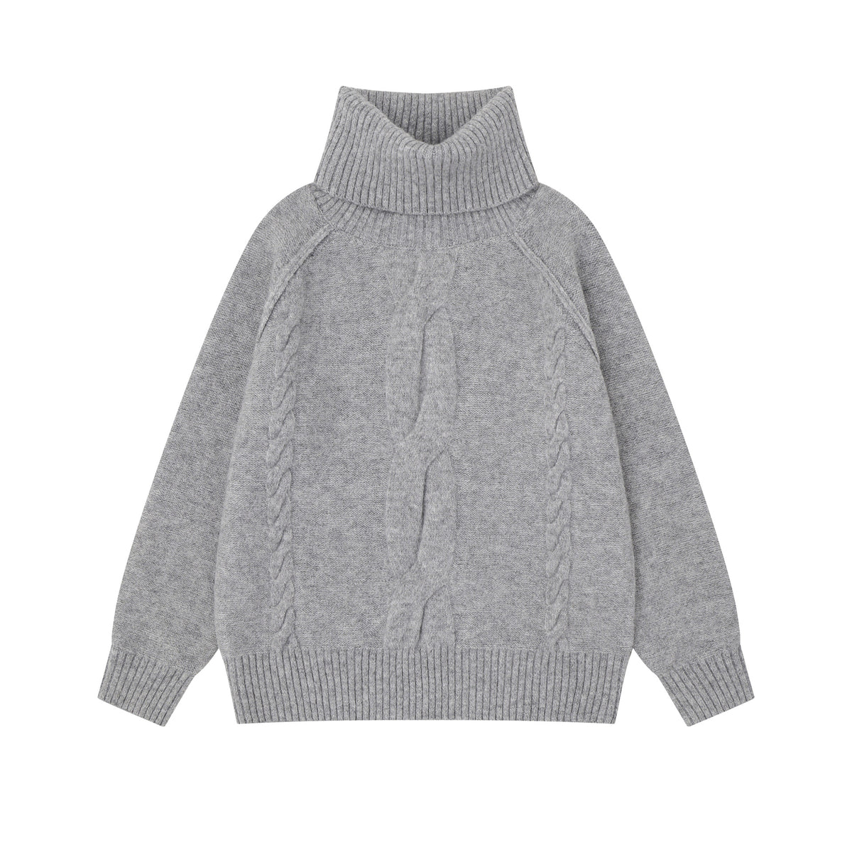 Women’s Oversized Cable Knit Turtleneck Sweater
