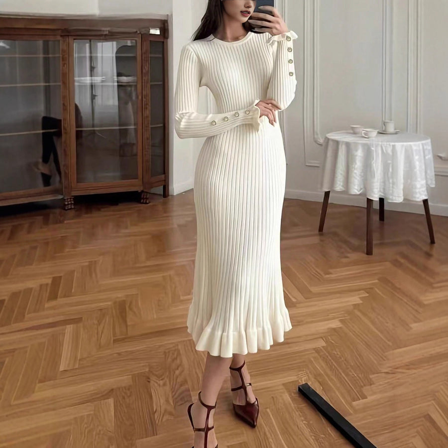 Amélie Knitted Maxi Dress